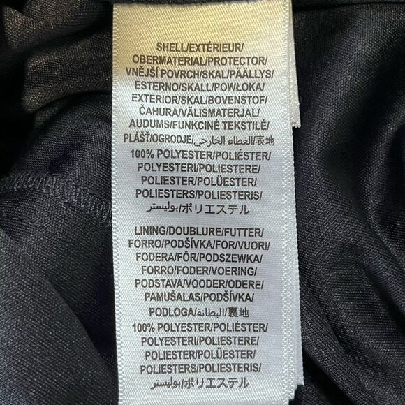 NWT Adrianna Papell | Dark Navy / Black Chiffon Long Maxi Sequin Wrap Dress 4 - Picture 15 of 16